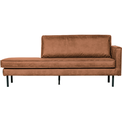 BePureHome Rodeo Daybed Rechts - Eco-leder - Cognac - 85x203x86