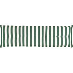 Kopu® Mila Forest Green 180 cm - Hoogwaardig Bankkussen - Gestreept