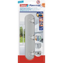 3x Powerstrips hakenrekjes large Tesa 3 haakjes - Handdoekhaakjes