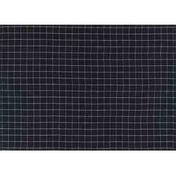 Krumble Theedoek met ruitpatroon - 40 x 60 cm - Katoen - Zwart