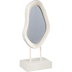 PTMD Eilish White poly organic mirror on mdf base high