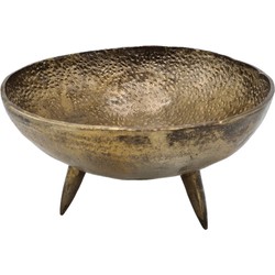 Deco4yourhome® - Schaal - Bowl - Goud - Gold - Karpathos - M