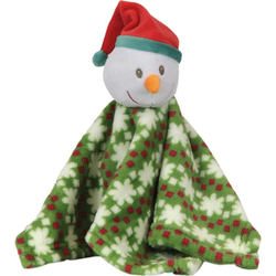 Unique Living - Knuffeldoekje Plush Xmas Friends 38x38cm Snowman