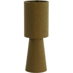 Light & Living - tafellamp - Mikkel - groen - textiel - schemerlamp - E27 - 1886069