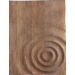 PTMD Wandpaneel Mattin - 100x4x130 cm - Hout - Naturel