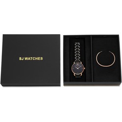 LW Collection SJ WATCHES Geschenkset Lima Horloge 36mm + Armbandje