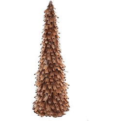 PTMD Stylitza Kerstmis Ornament - 14 x 14 x 60 cm - Veren - Roest