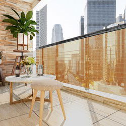 Balkon Privacy Scherm Beige 1,4 x10m