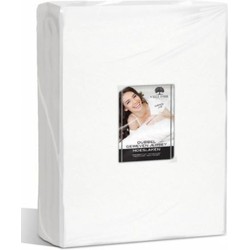 Nightsrest VP Dubbel Jersey Matras Hoeslaken - Wit Maat: 200x200/220 + 40 cm