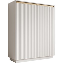 Meubella - Dressoir Remy 2 - Wit - 104 cm