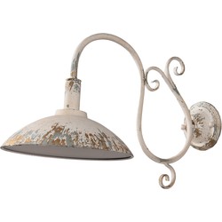 Clayre & Eef Wandlamp 49x23x27 cm Beige Metaal