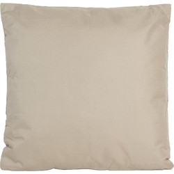 1x Buiten/woonkamer/slaapkamer kussens in het taupe beige 45 x 45 cm - Sierkussens