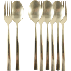 OTIX Gebaksvorkjes -  Theelepels - Taartvorkjes - Set van 8 - Kleine - Lepels - Vorken  Bestekset