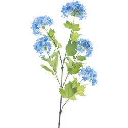 Viburnum flower spray blue 88 cm kunstbloem - Nova Nature