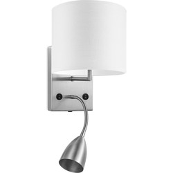 wandlamp read bling Ø 20 cm - wit