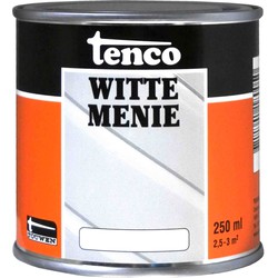 Witte menie 0,25l verf/beits - tenco