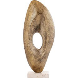 PTMD Deco Object Kellaine - 19x10x45 cm - Aluminium - Messing