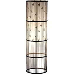 Fine Asianliving Bamboe Vloerlamp Zwart D28xH100cm Sveinn