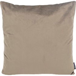 Velvet Taupe | 45 x 45 cm | Kussenhoes | Velvet/Polyester