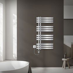 Design badkamer radiator Ijzer EM 500x1000 mm chroom LuxeBath