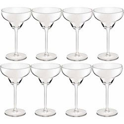 Royal Leerdam Cocktailglazen - 8x - transparant - 300 ml - glas - Cocktailglazen