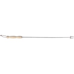 Barbecue vork uitschuifbaar tot 80 cm - rvs - BBQ gereedschap - Barbecue tangen