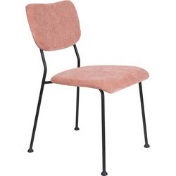 Zuiver Benson Eetkamerstoelen Roze - Set van 2
