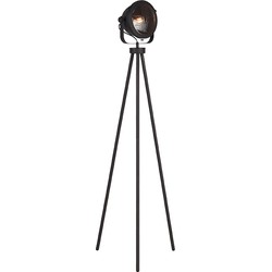 LABEL51 - Vloerlamp Tuk-Tuk 34x23x150 cm - Industrieel - Zwart
