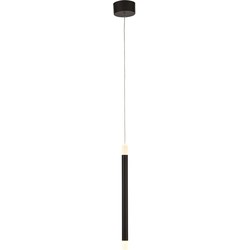 Landelijke Hanglamp - Bussandri Exclusive - Metaal - Landelijk - LED - L: 12cm - Voor Binnen - Woonkamer - Eetkamer - Zwart