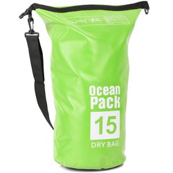 Decopatent® Waterdichte Tas - Dry bag - 15L - Ocean Pack - Dry Sack - Survival Outdoor Rugzak - Drybags - Boottas - Zeiltas -Groen