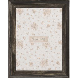 Clayre & Eef Fotolijst 15x20 cm Zwart Houtproduct