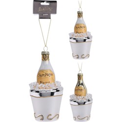 Champagne traditional hangdeco kerstversiering