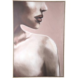PTMD Liliana Brown polyester painting rectangle woman