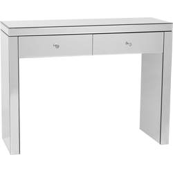 Beliani MARLE - Consoletafel-Zilver-Glas