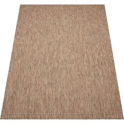 Binnen & Buitenkleed Nacira Laagpolig Vloerkleed - Beige - 80x150 cm