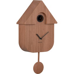 Wandklok Modern Cuckoo - Bruin - 8.5x21.5x41cm