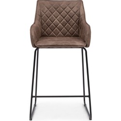 Riviera Maison Frisco Drive Counter Stool, pellini, coffee