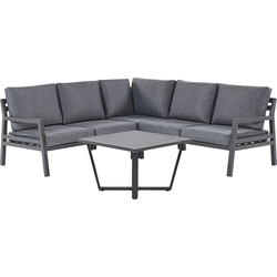 Beliani VIZZINI - Loungeset-Grijs-Aluminium