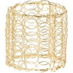 Servetring Couture wire goud 4cm