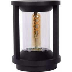 Frox sokkellamp buitenlamp Ø 16 cm 1xE27 IP65 zwart