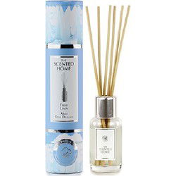 Fresh Linen Cadeauset Geurstokjes met verstuiver , roomspray en geurkaars