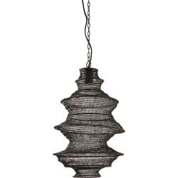 D - Light & Living - Hanglamp NAKISHA - Ø31x55cm - Zwart