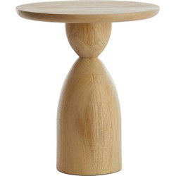 Side table Torir - Bruin - Ø40cm
