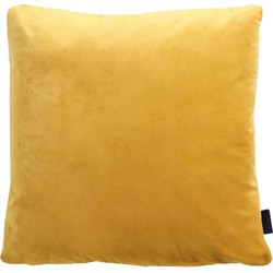 Madison Sierkussen 45x45 Velvet - yellow full piping