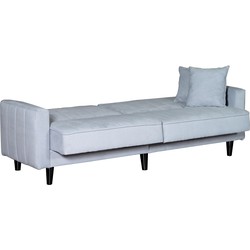 Springcrest® Sofabed Lisboa - Zilver - 214x85x90 cm