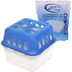 Ultra Fresh Vochtvanger/vochtopnemer - 750 ml - incl. 2 navullingen 450 gram - Vochtopnemers
