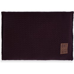 Knit Factory Maxx Sierkussen - Aubergine - 60x40 cm - Inclusief kussenvulling