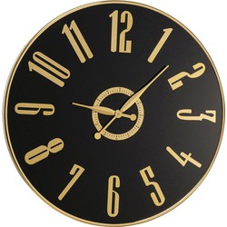 Wandklok Casino Black Ø76cm