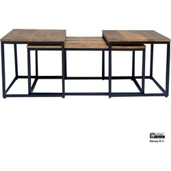 Benoa Eagle Rectangular Coffee Table (Set of 3) 90 cm