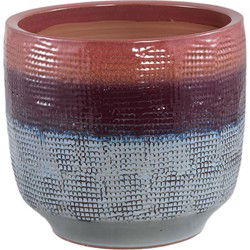 PTMD Bloempot Elana - 39x39x35 cm - Keramiek - Paars